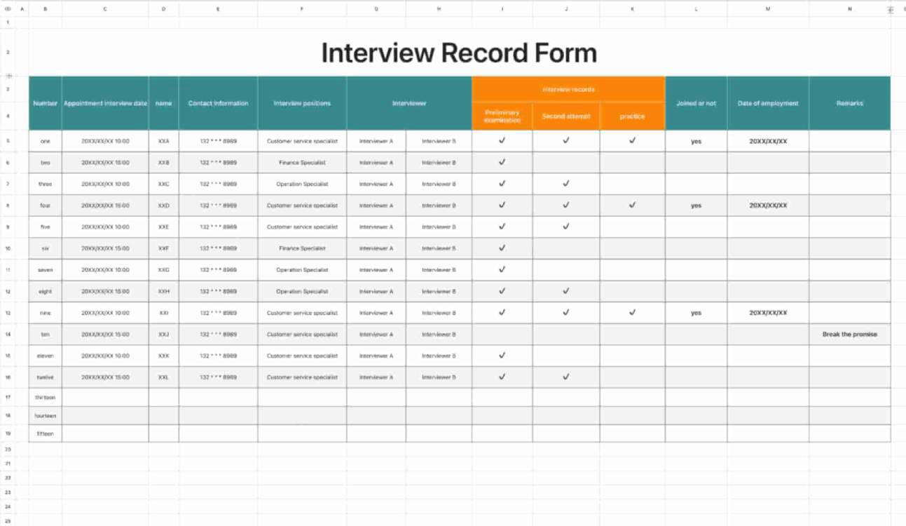 Interview transcript form 1